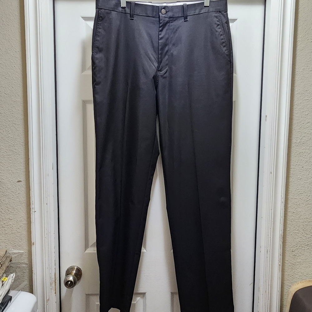 Callaway Pants Men's 36x34 Shirt Grip Black Flat Front 36 X 34 Golf - Picture 2 of 9